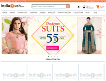 Tablet Screenshot of indiarush.com